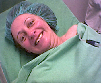 Happy Iren after the operation